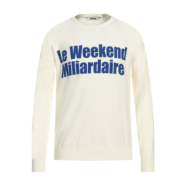 【送料無料】 グリフォーニ メンズ ニット&セーター アウター Sweaters White