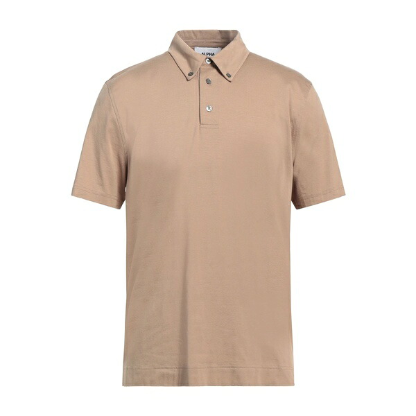 【貨物輸送無料】 アルファス テューディオ メンズ ティーシャツ トップス Polo shirts Brown Tシャツ・カットソー-メンズファッション