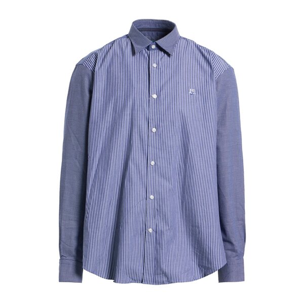 【送料無料】 ハーモント & ブレイン メンズ シャツ トップス Shirts Blue|asty