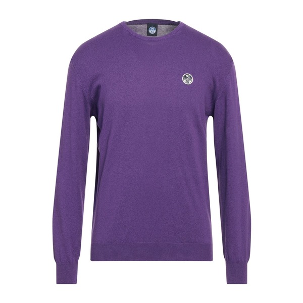 【貨物輸送無料】 北の方割引き販売 メンズ 編み物\u0026プルオーバー アウター Sweaters Purple ニット・セーター-メンズファッション-トップス