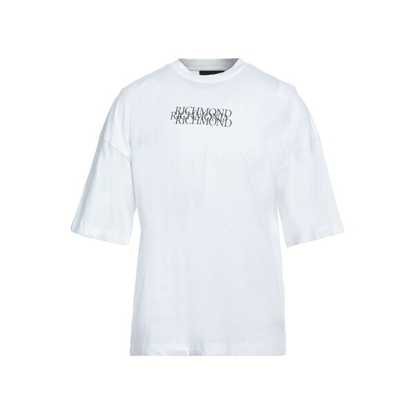 【送料無料】 ジョン リッチモンド メンズ Tシャツ トップス T-shirts White