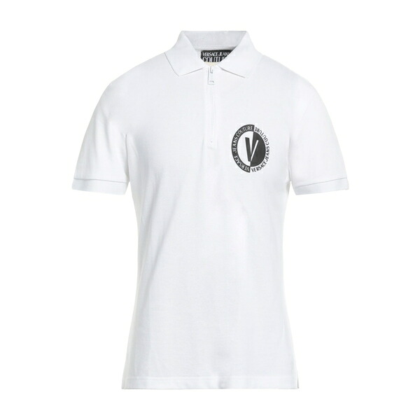 【送料無料】 ベルサーチ メンズ Tシャツ トップス Polo shirts White