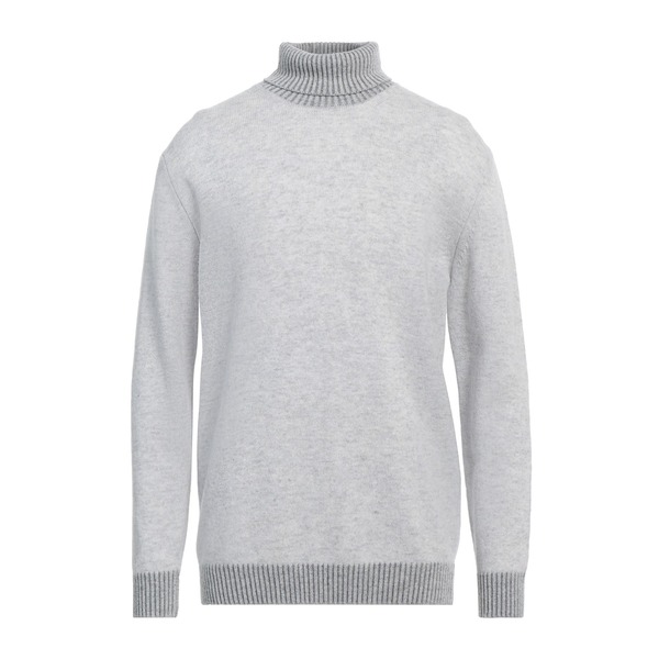 【貨物輸送無料】 カシミヤ商会 メンズ 編み物\u0026プルオーバー アウター Turtlenecks Grey