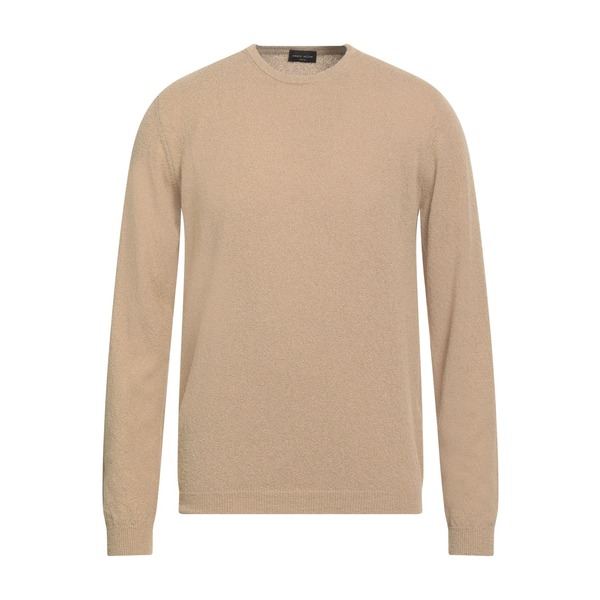 【貨物輸送無料】 ロベルトコリーナ メンズ 編み物\u0026プルオーバー アウター Sweaters Beige