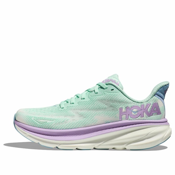 HOKA ONE ONE ホカオネオネ レディース スニーカー  【(WMNS) HOKA ONE ONE Clifton 9 \u0027Sunlit Ocean Lilac Mist\u0027 1127896-SOLM】  大きさ US_7.5(24.5糎)