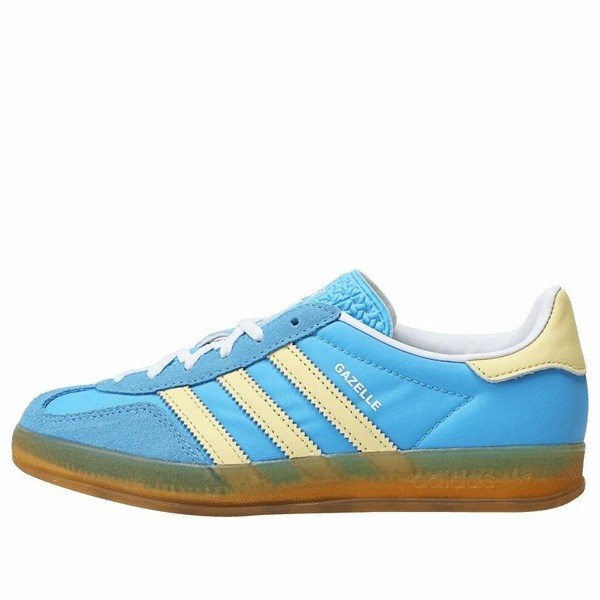adidas アディダス レディース スニーカー 【(WMNS) adidas Gazelle Indoor 'Blue Burst Yellow' IE2960】 サイズ US_W_10.5｜asty