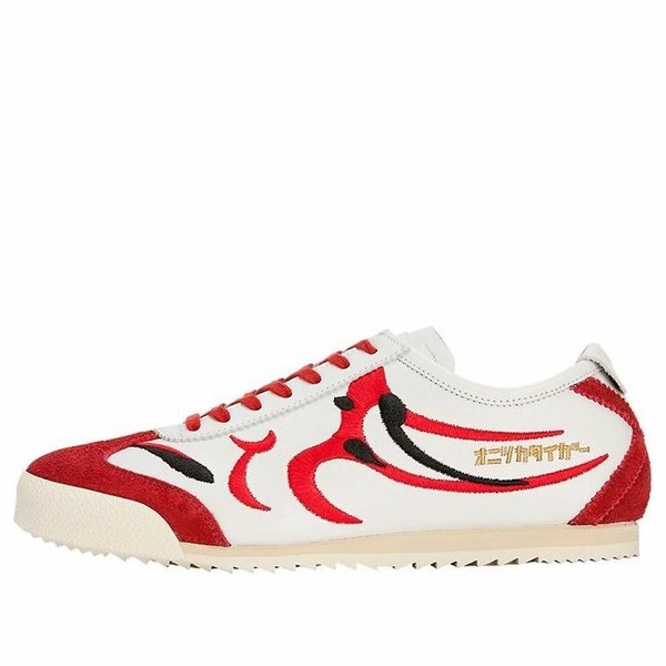 Onitsuka Tiger オニツカタイガー レディース スニーカー 【(WMNS) Onitsuka Tiger Mexico 66 'White Red' 1182A187-101】 サイズ US_5(22.0cm)｜asty