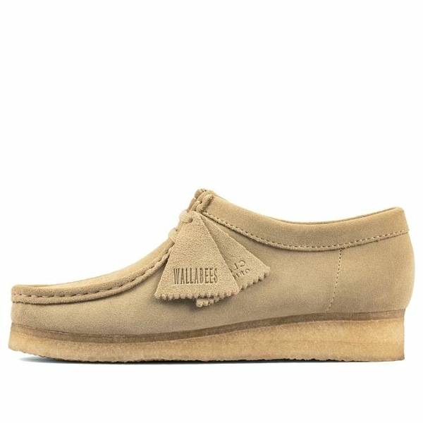 Clarks クラークス レディース スニーカー 【(WMNS) Clarks Originals Wallabee Boots 'Beige' 261555454】 サイズ US_8(25.0cm)｜asty 44,280円