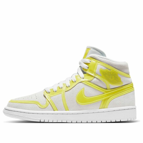 Jordan ジョーダン レディース スニーカー 【(WMNS) Air Jordan 1 Mid LX \'Off White Opti Yellow\' DA5552-107】 サイズ US_7(24.0cm)|asty