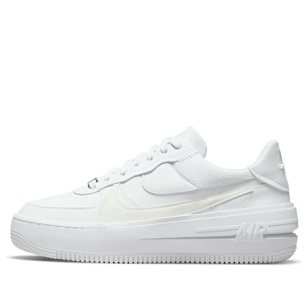 Nike ナイキ レディース スニーカー  【(WMNS) Nike Air Force 1 PLT.AF.ORM \u0027Triple White\u0027 DJ9946-100】  大きさ US_6.5(23.5糎)