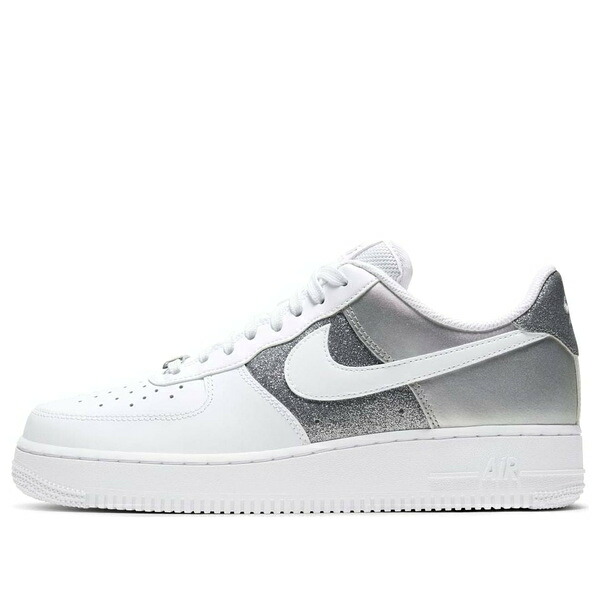Nike ナイキ レディース スニーカー  【(WMNS) Nike Air Force 1 \u002707 \u0027White Metallic Silver\u0027 DD6629-100】  大きさ US_5(22.0糎)
