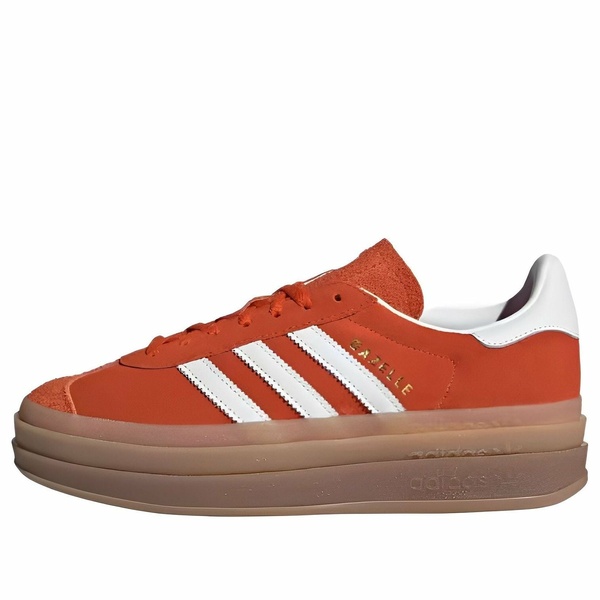 adidas アディダス レディース スニーカー  【(WMNS) adidas Gazelle Bold Collegiate Orange Gum IG8672】  サイズ US_8.5(25.5cm)