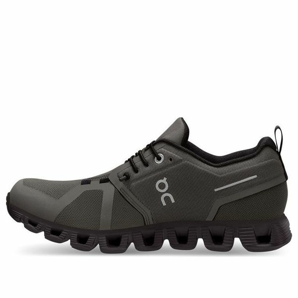 On Running オン 駈けっくら レディース スニーカー  【(WMNS) On Running Cloud 5 Waterproof \u0027Olive Green Black\u0027 59.98836】  大きさ US_5(22.0糎)