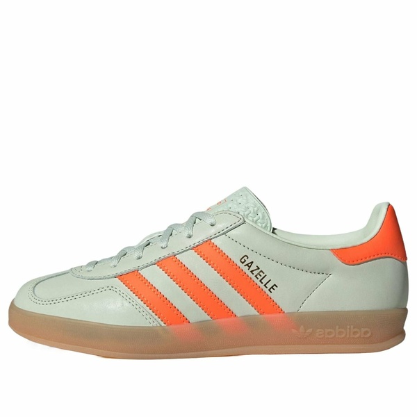 adidas アディダス レディース スニーカー 【(WMNS) adidas Gazelle Indoor 'Linen Green Solar Orange' IF6982】 サイズ US_7.5(24.5cm)｜asty
