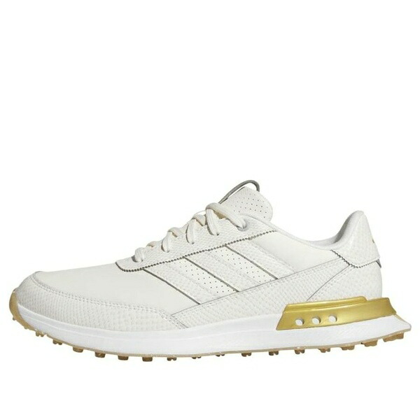 adidas アディダス レディース スニーカー 【(WMNS) adidas S2G 24 Leather Spikeless Golf \'Off White Gold Metallic Gum\' JI4038】 サイズ US_6(23.0cm)｜asty