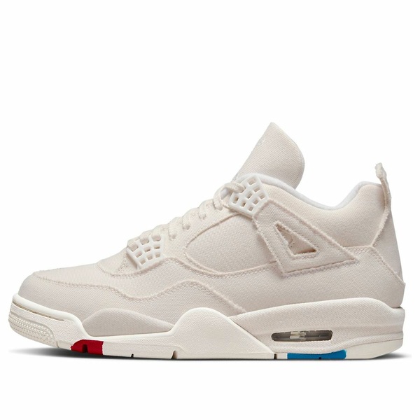 Jordan ジョーダン レディース スニーカー  【(WMNS) Air Jordan 4 Retro \u0027Blank Canvas\u0027 DQ4909-100】  大いさ US_8(25.0珊) 靴-レディース靴
