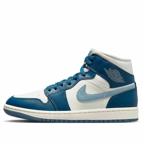 Jordan ジョーダン レディース スニーカー  【(WMNS) Air Jordan 1 Mid \u0027Sky J French Blue\u0027 BQ6472-414】  大きさ US_8.5(25.5糎)