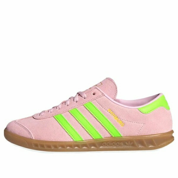 adidas アディダス レディース スニーカー  【(WMNS) adidas Hamburg \u0027Clear Pink Solar Green\u0027 JS0683】  大きさ US_W_11.5