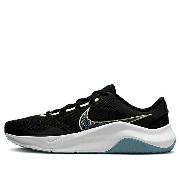Nike ナイキ レディース スニーカー  【(WMNS) Nike Legend Essential 3 Next Nature \u0027Black Aqua Lemon\u0027 DM1119-006】  大きさ US_7.5(24.5糎)