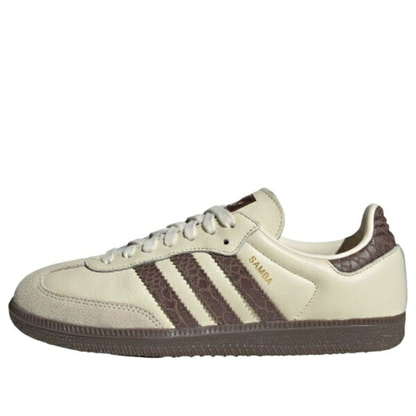 adidas アディダス レディース スニーカー 【(WMNS) adidas Samba OG \'Cream Earth Strata Maroon\' IH3980】 サイズ US_5.5(22.5cm)|asty