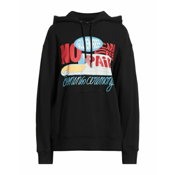 【貨物輸送無料】 開会式 レディース パーカー・スウェットシャツ アウター Sweatshirts Black