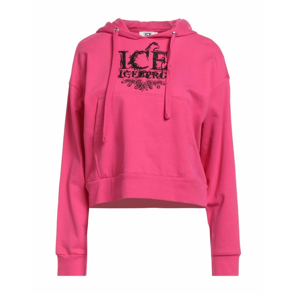 【貨物輸送無料】 アイスバーグレタス レディース パーカー・スウェットシャツ アウター Sweatshirts Pink