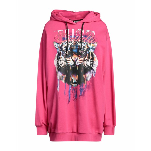 【送料無料】 ロベルトカヴァリ レディース パーカー・スウェットシャツ アウター Sweatshirts Pink