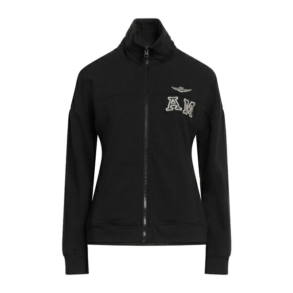 【送料無料】 アエロナウティカ ミリターレ レディース パーカー・スウェットシャツ アウター Sweatshirts Black