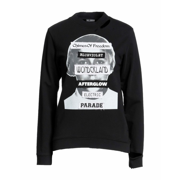 【送料無料】 ラフ・シモンズ レディース パーカー・スウェットシャツ アウター Sweatshirts Black