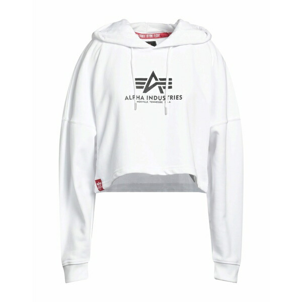 【送料無料】 アルファインダストリーズ レディース パーカー・スウェットシャツ アウター Sweatshirts White