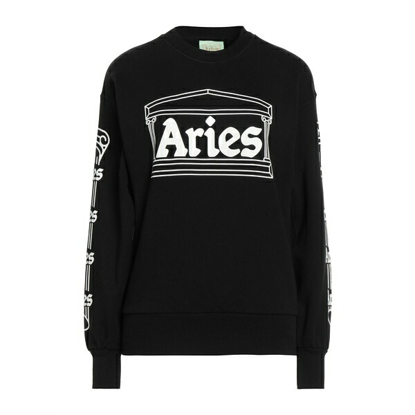 【送料無料】 アリーズ レディース パーカー・スウェットシャツ アウター Sweatshirts Black