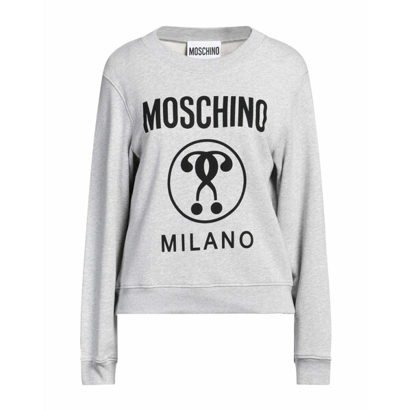 【送料無料】 モスキーノ レディース パーカー・スウェットシャツ アウター Sweatshirts Grey