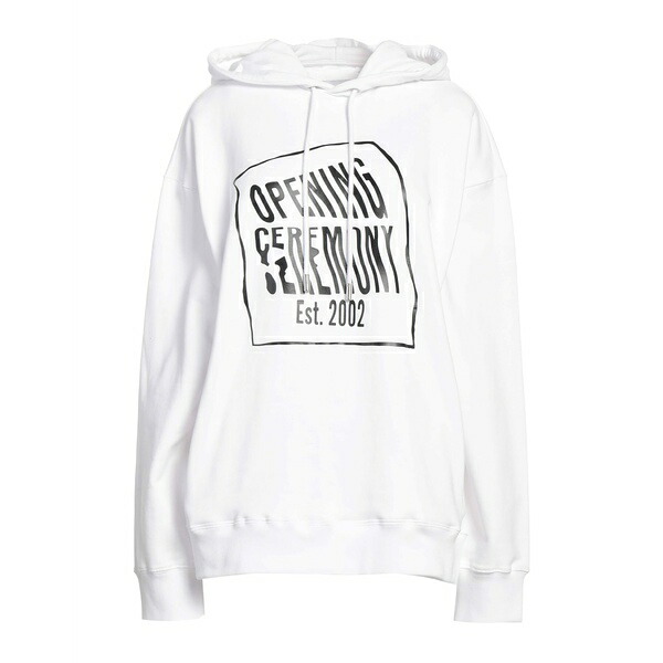 【送料無料】 オープニングセレモニー レディース パーカー・スウェットシャツ アウター Sweatshirts White