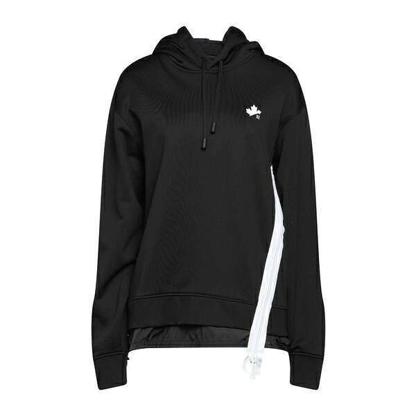 【送料無料】 ディースクエアード レディース パーカー・スウェットシャツ アウター Sweatshirts Black