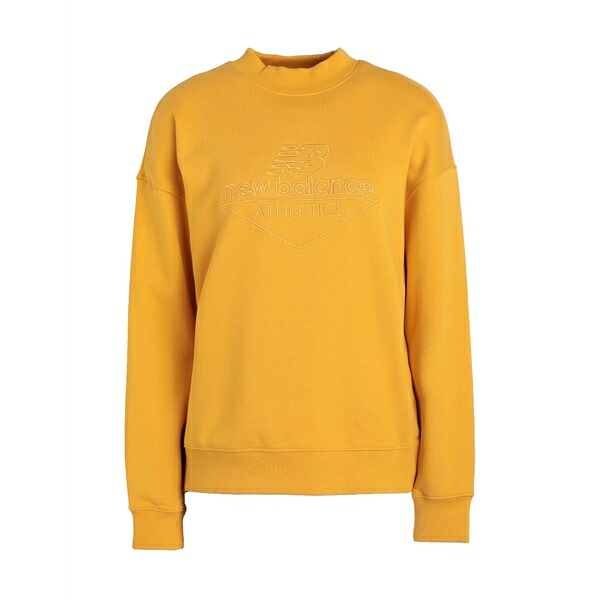 【送料無料】 ニューバランス レディース パーカー・スウェットシャツ アウター Sweatshirts Yellow