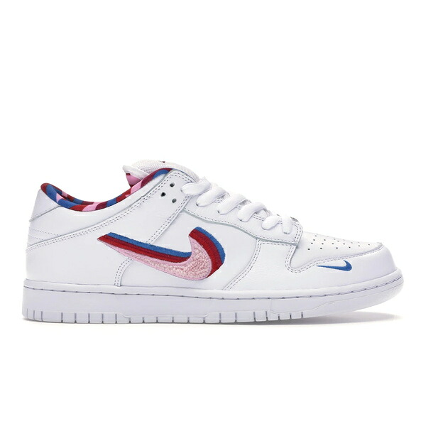 Nike ナイキ メンズ スニーカー 【Nike SB Dunk Low Parra】 サイズ US_10.5(28.5cm) White/Red-Pink｜asty