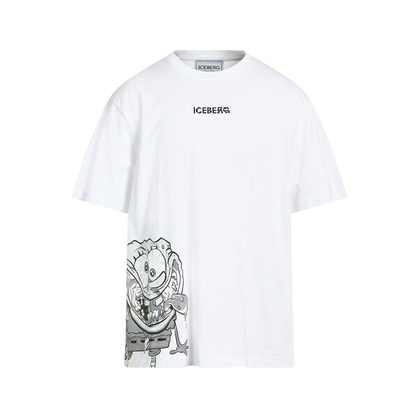 【送料無料】 アイスバーグ メンズ Tシャツ トップス T-shirts White｜asty 31,070円