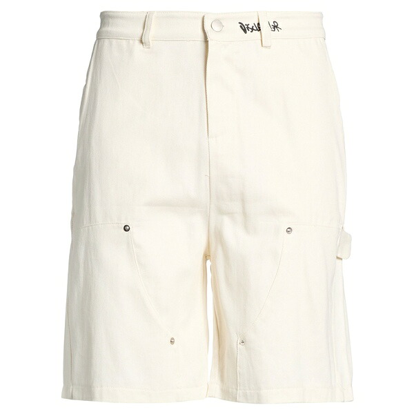 【送料無料】 ディスクレイマー メンズ カジュアルパンツ ボトムス Shorts & Bermuda Shorts White｜asty