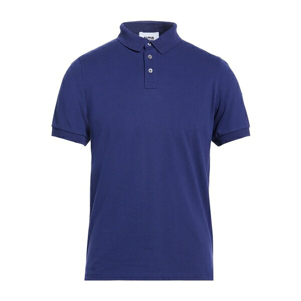 【貨物輸送無料】 アルファス テューディオ メンズ プルオーバー トップス Polo shirts Blue