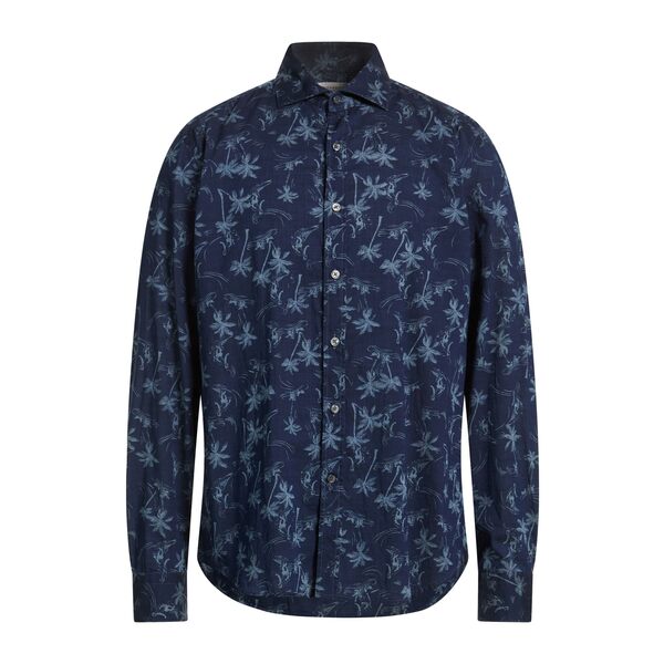 【貨物輸送無料】 ギラルデリ メンズ プルオーバー トップス Shirts Blue