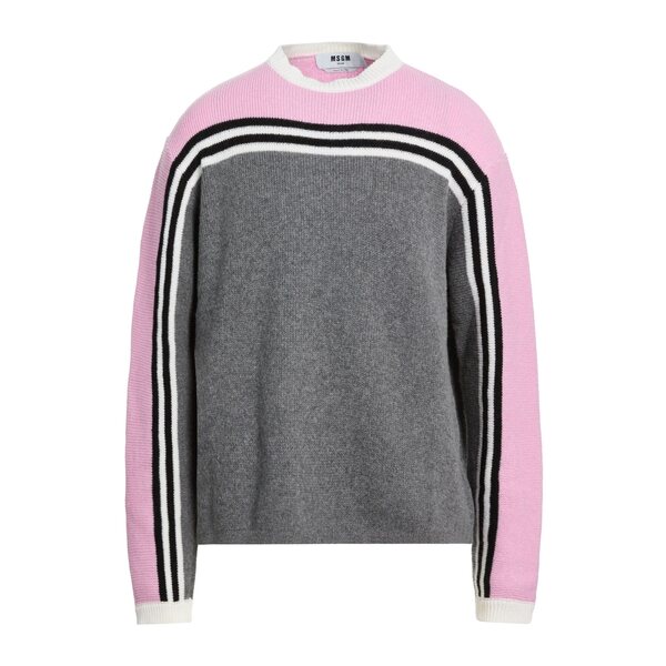 【送料無料】 エムエスジイエム メンズ ニット&セーター アウター Sweaters Grey｜asty