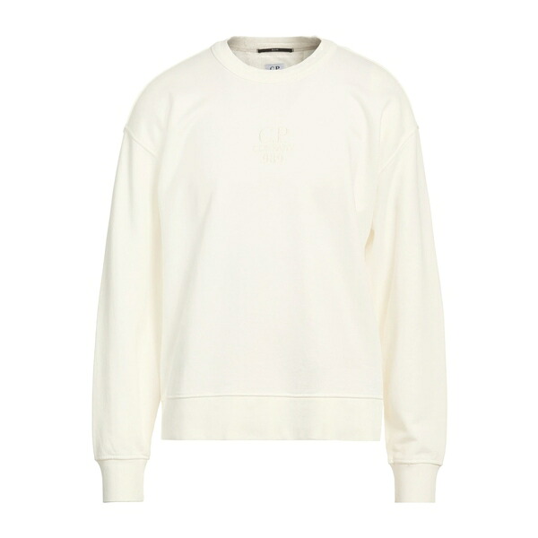 【送料無料】 シーピーカンパニー メンズ パーカー・スウェットシャツ アウター Sweatshirts White｜asty
