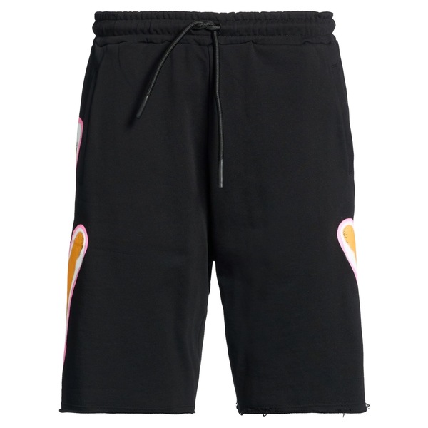 【送料無料】 ディスクレイマー メンズ カジュアルパンツ ボトムス Shorts & Bermuda Shorts Black｜asty