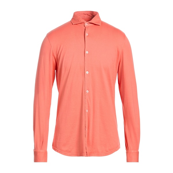 【貨物輸送無料】 フェデーリ メンズ プルオーバー トップス Shirts Orange