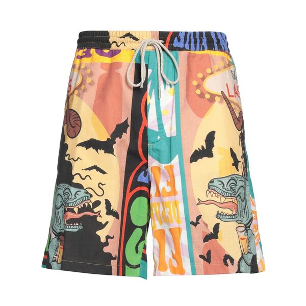 【送料無料】 デパートメントファイブ メンズ カジュアルパンツ ボトムス Shorts & Bermuda Shorts Yellow｜asty