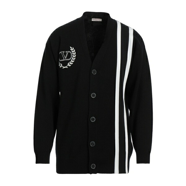 【貨物輸送無料】 ヴァレンティノ ガラヴァーニ メンズ ジレー アウター Cardigans Black