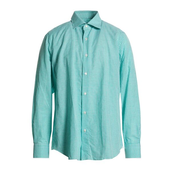 【送料無料】 フィナモレ 1925 メンズ シャツ トップス Shirts Green|asty