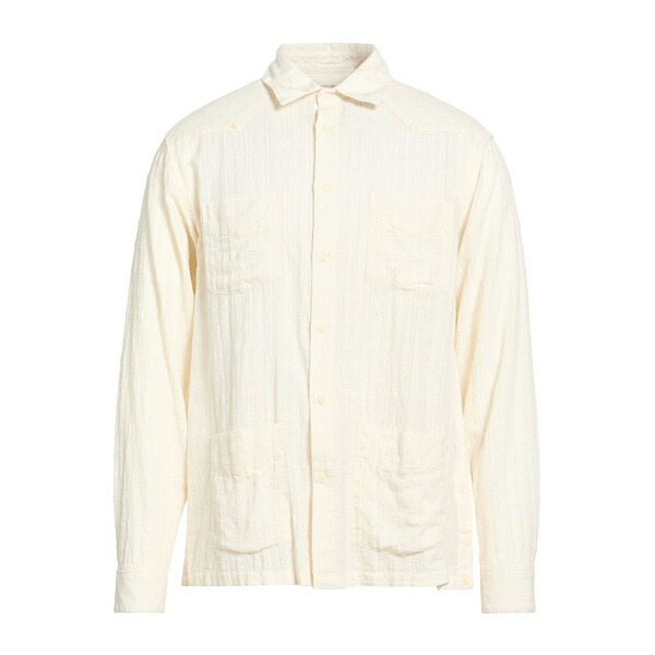【貨物輸送無料】 ヌーディージーンズ メンズ プルオーバー トップス Shirts White