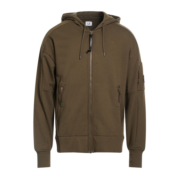 【送料無料】 シーピーカンパニー メンズ パーカー・スウェットシャツ アウター Sweatshirts Green｜asty