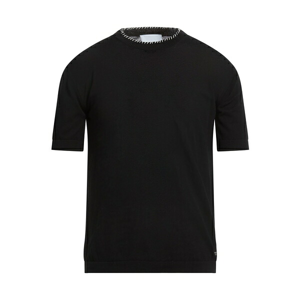 【貨物輸送無料】 ガレパリ メンズ 編み物\u0026プルオーバー アウター Sweaters Black